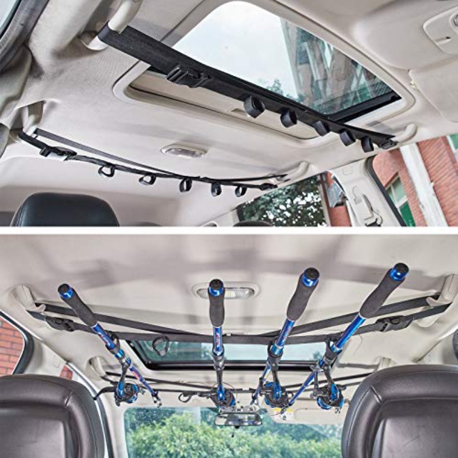 Fishing Pole Holder for Car, C - Fishing Rod Rack のレビューと価格