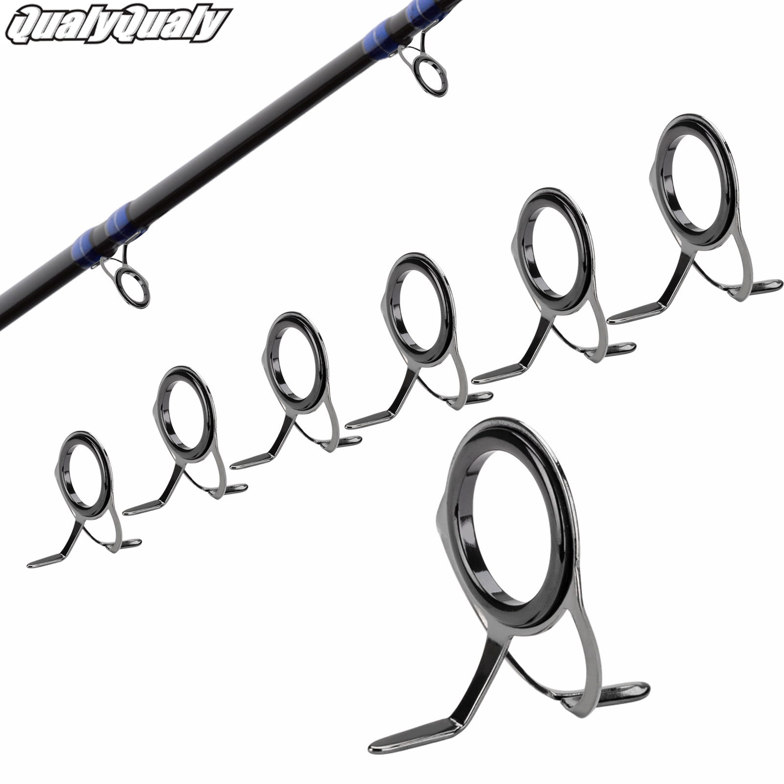 7pcs Fishing Rod Guides Repair - Fishing Rod Guide Replacement のレビューと価格