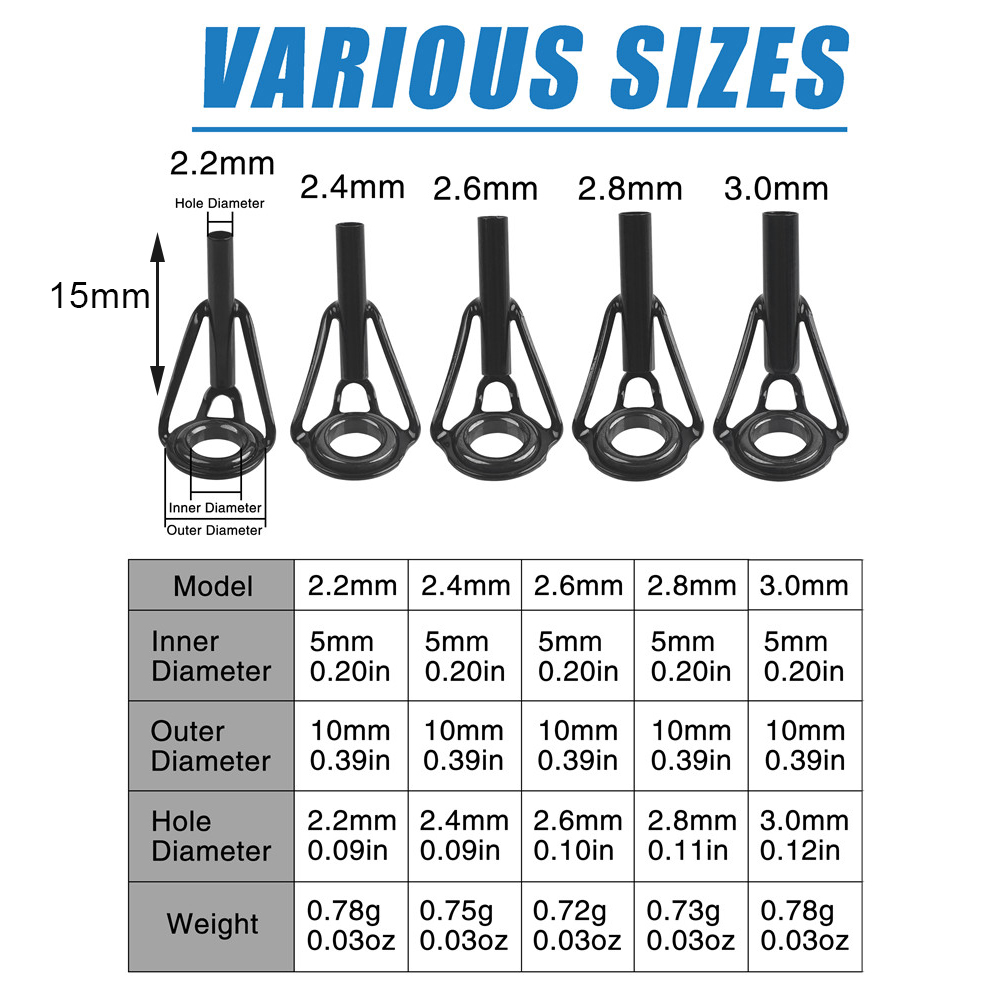Fishing Rod Guides Fishing Rod - Fishing Rod Tip Replacement のレビューと価格