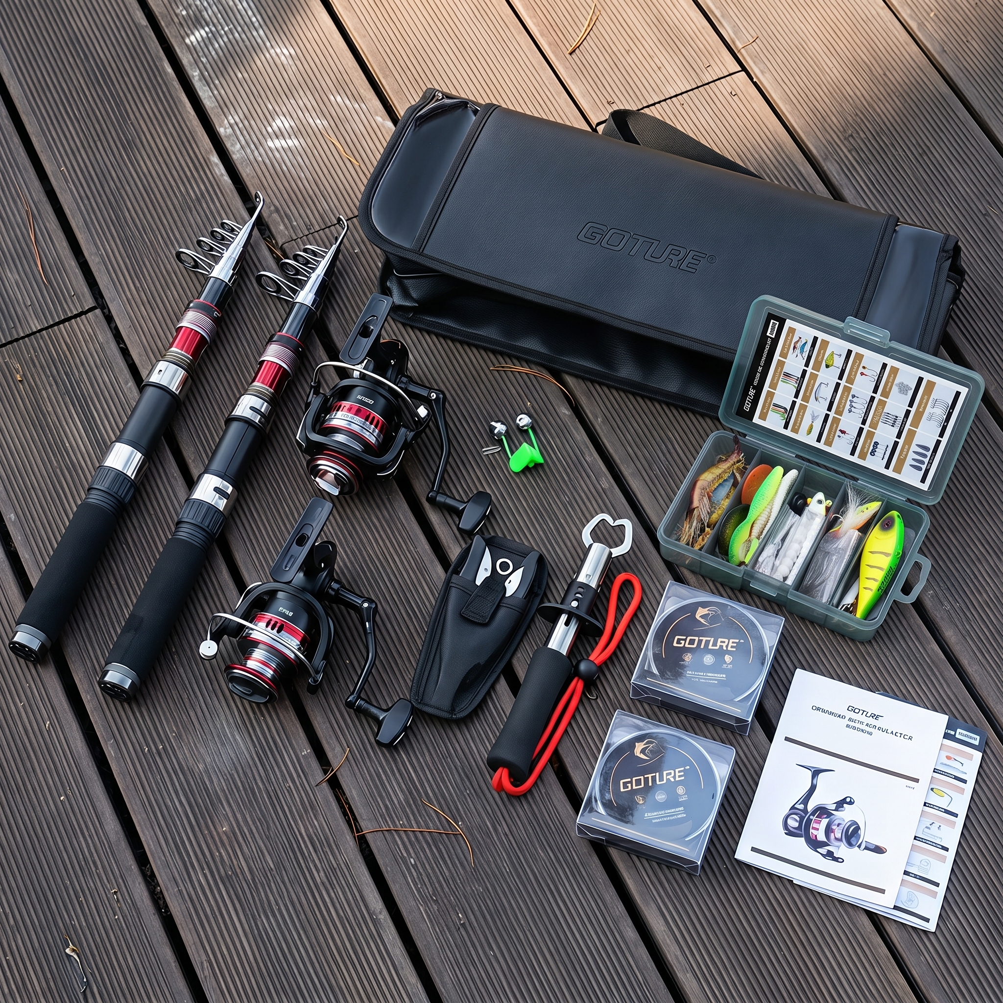 Goture Telescopic Fishing Rod  - Fishing Rod Carbon Fiber のレビューと価格