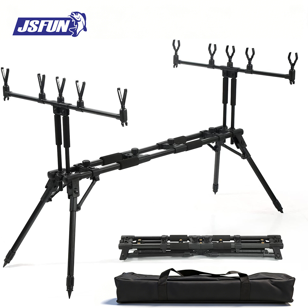 JSFUN  Adjustable 5-Rod Fishin - Fishing Rod Rack のレビューと価格