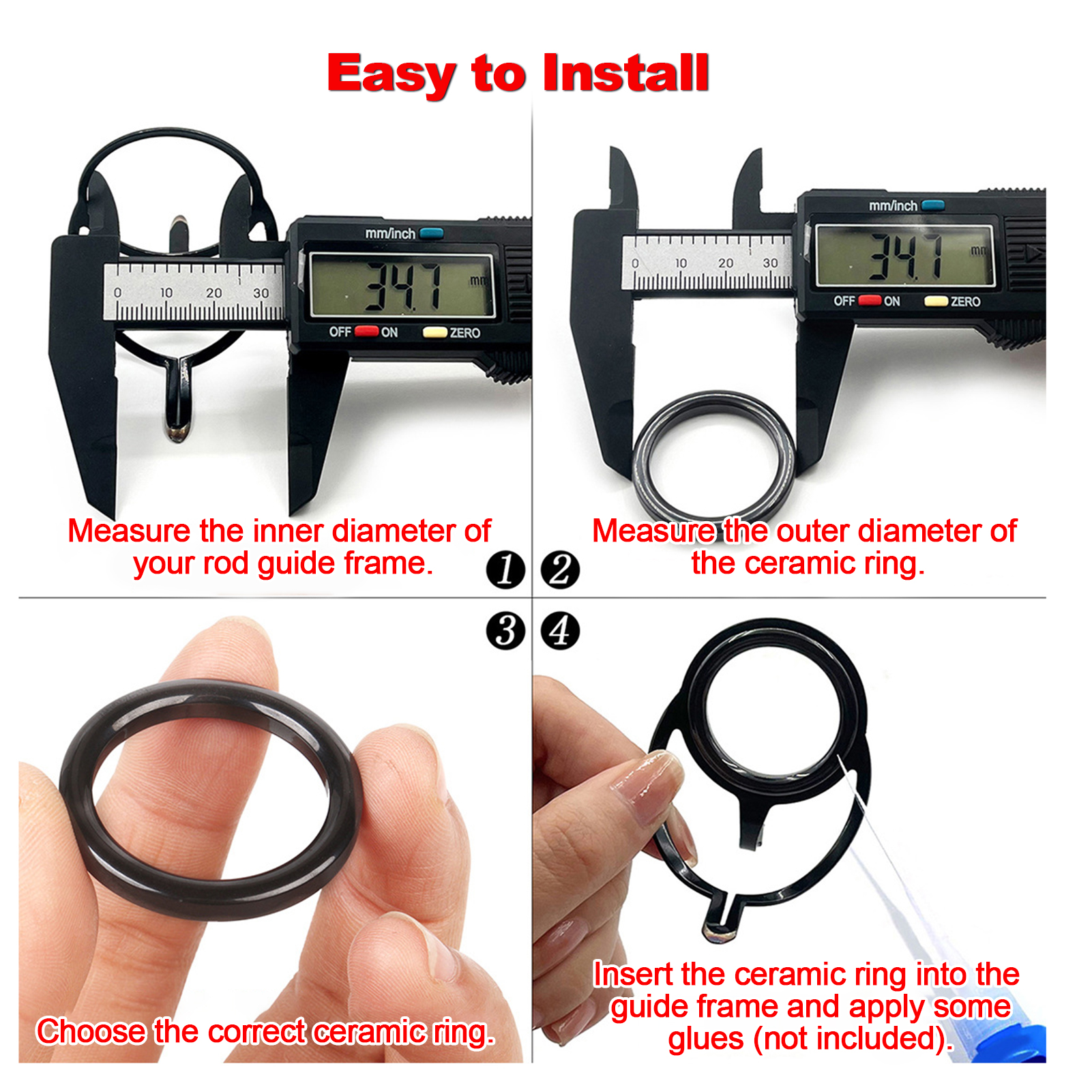 Fishing Rod Guide Repair Kit C - Fishing Rod Building Kit のレビューと価格