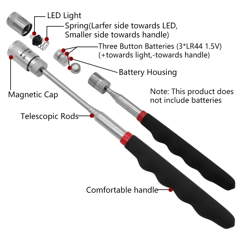 Telescopic Magnetic Pen with L - Fishing Rod Telescopic のレビューと価格