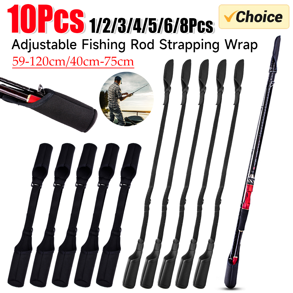 1-10PCS Fishing Rod Socks Srta - Fishing Rod Case のレビューと価格