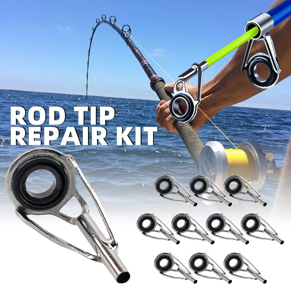 Rod Tip Repair Kit 10pcs Fishi - Fishing Rod Building Kit のレビューと価格