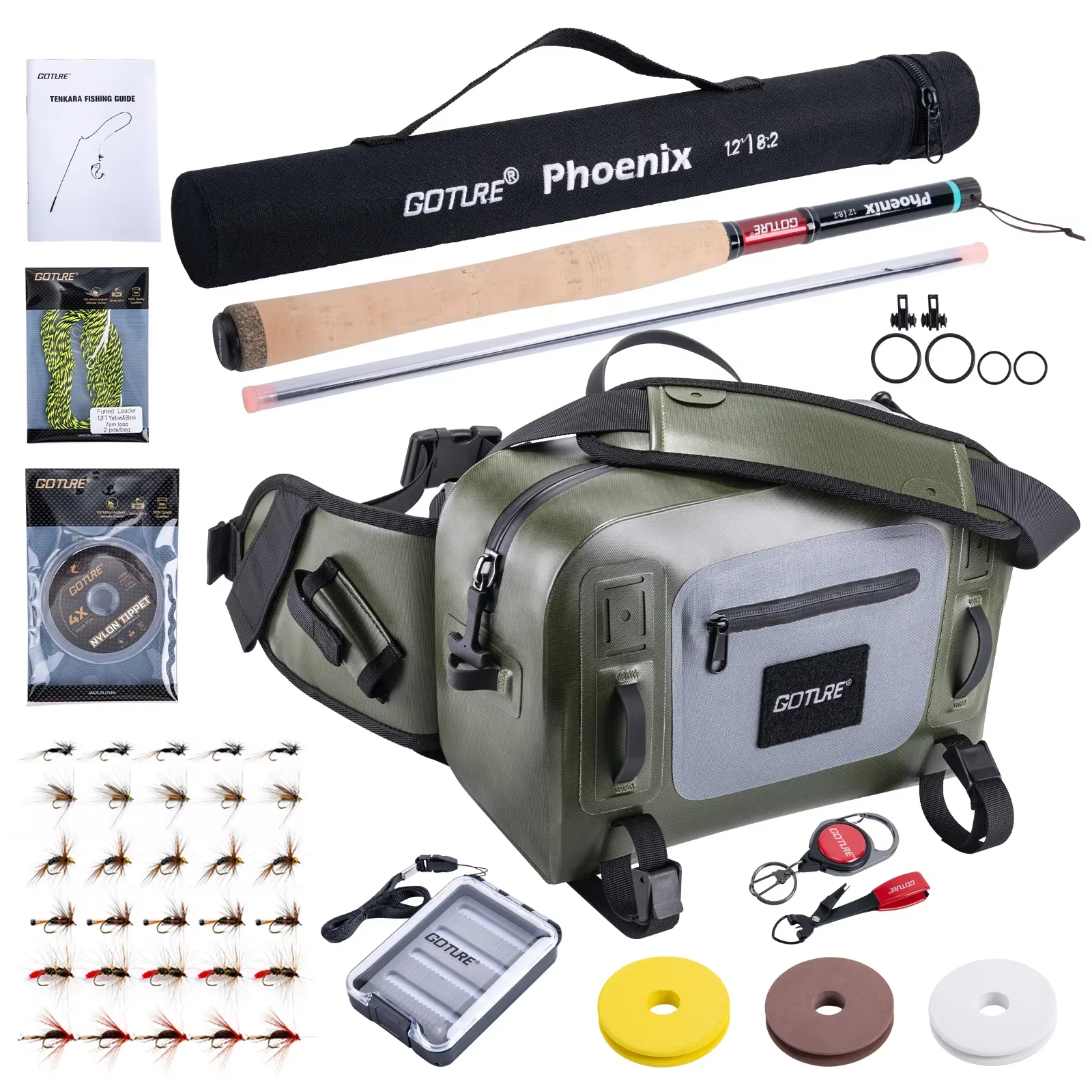 Goture 3.6m Tenkara Rod Set wi - Fishing Rod Fly のレビューと価格