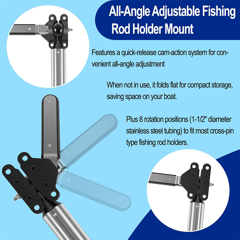 All-Angle Adjustable Fish Rod  - Fishing Rod Holder のレビューと価格