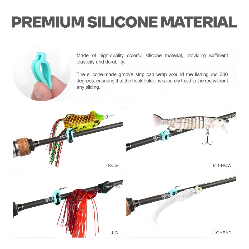 Silicone Lure Hanger Hook​ – U - Fishing Rod Combo のレビューと価格