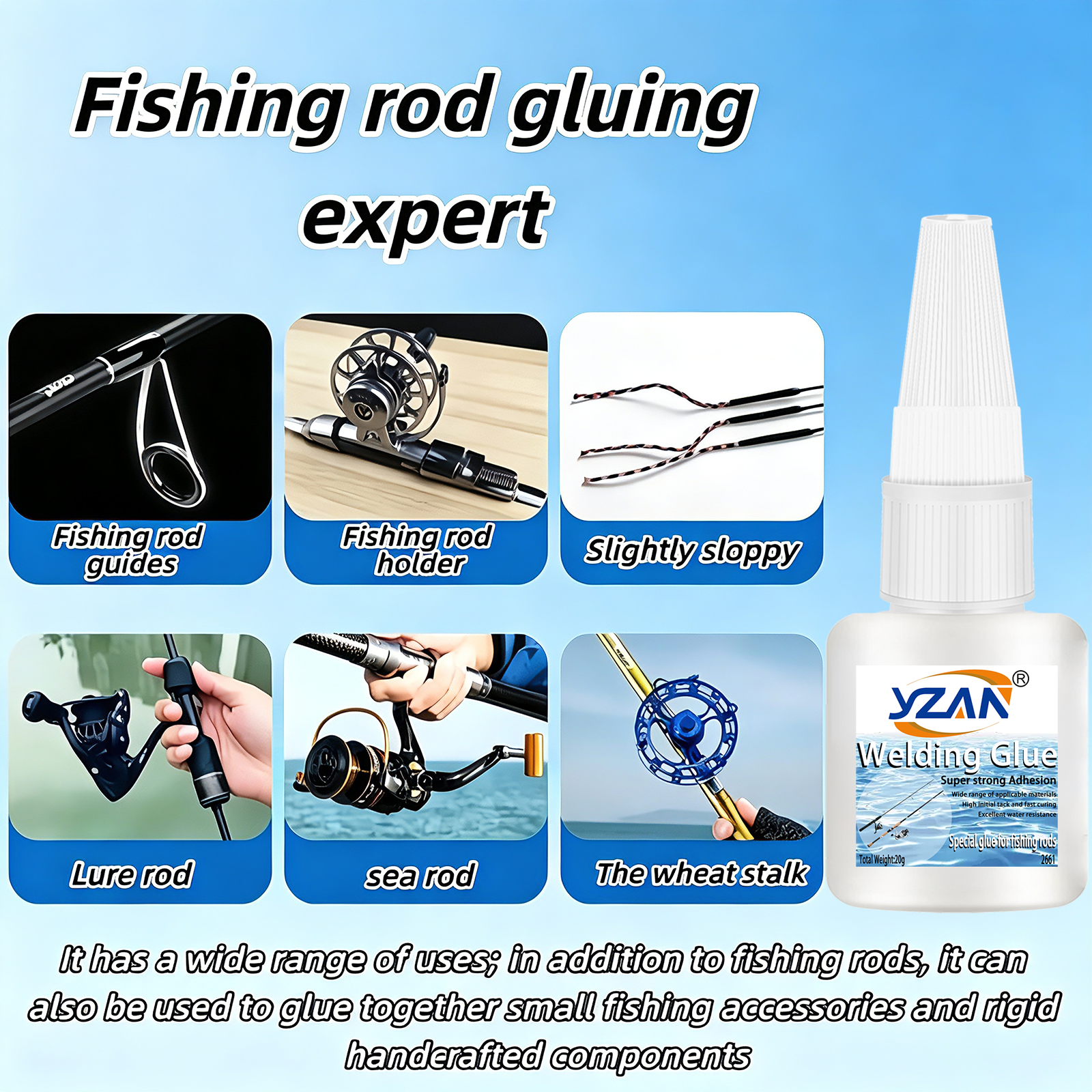 Fishing Rod Repair Glue  Fast  - Fishing Rod Tip Replacement のレビューと価格