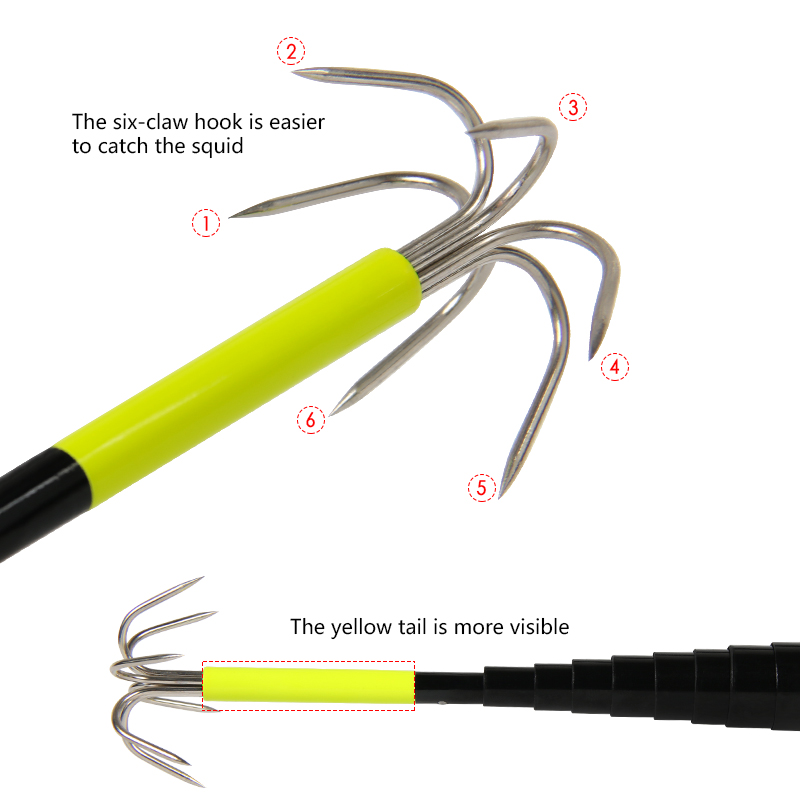 4/3M Telescopic Squid Gaff Anc - Fishing Rod Casting のレビューと価格