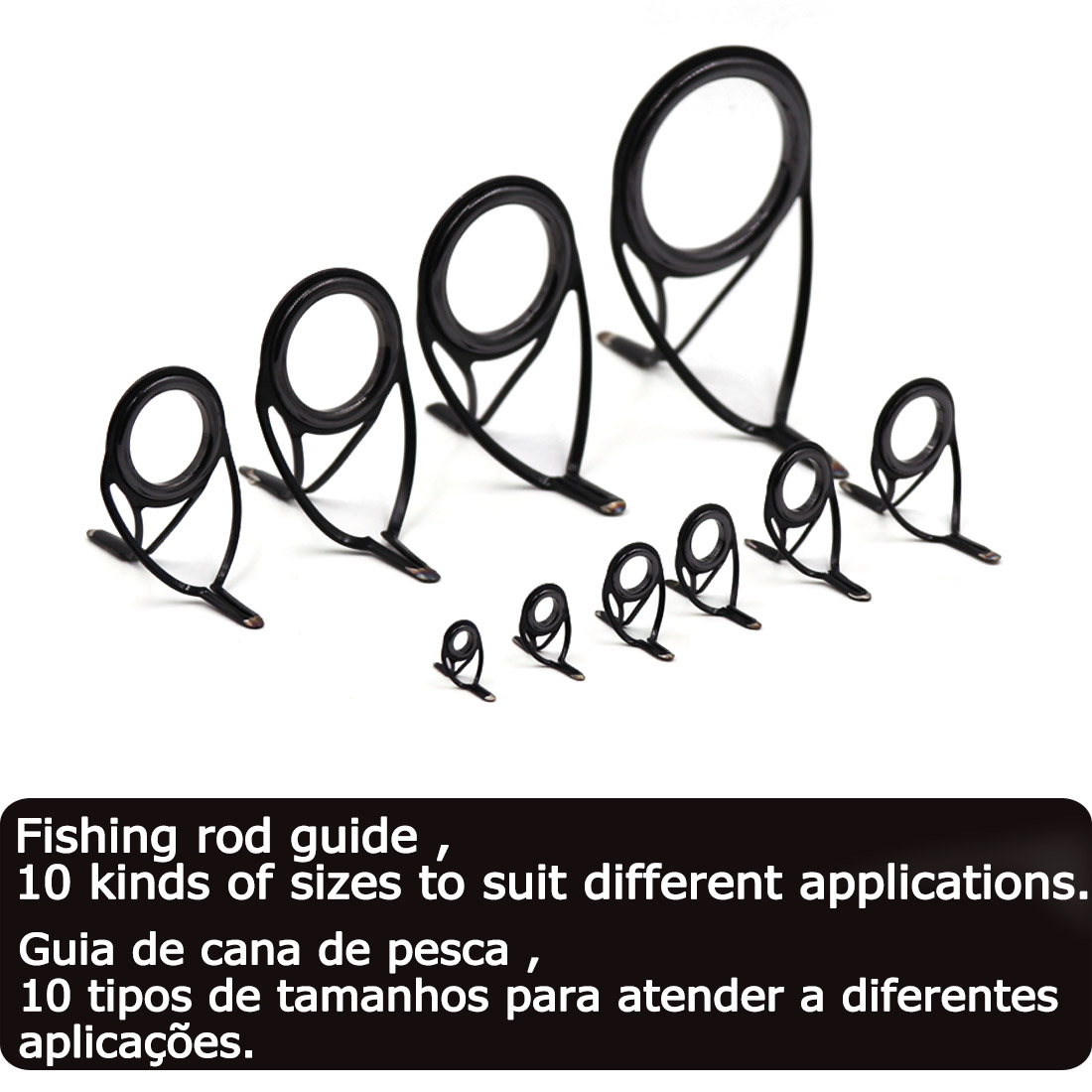 9KM OB Curved Rod Guide Kit 10 - Fishing Rod Building Kit のレビューと価格