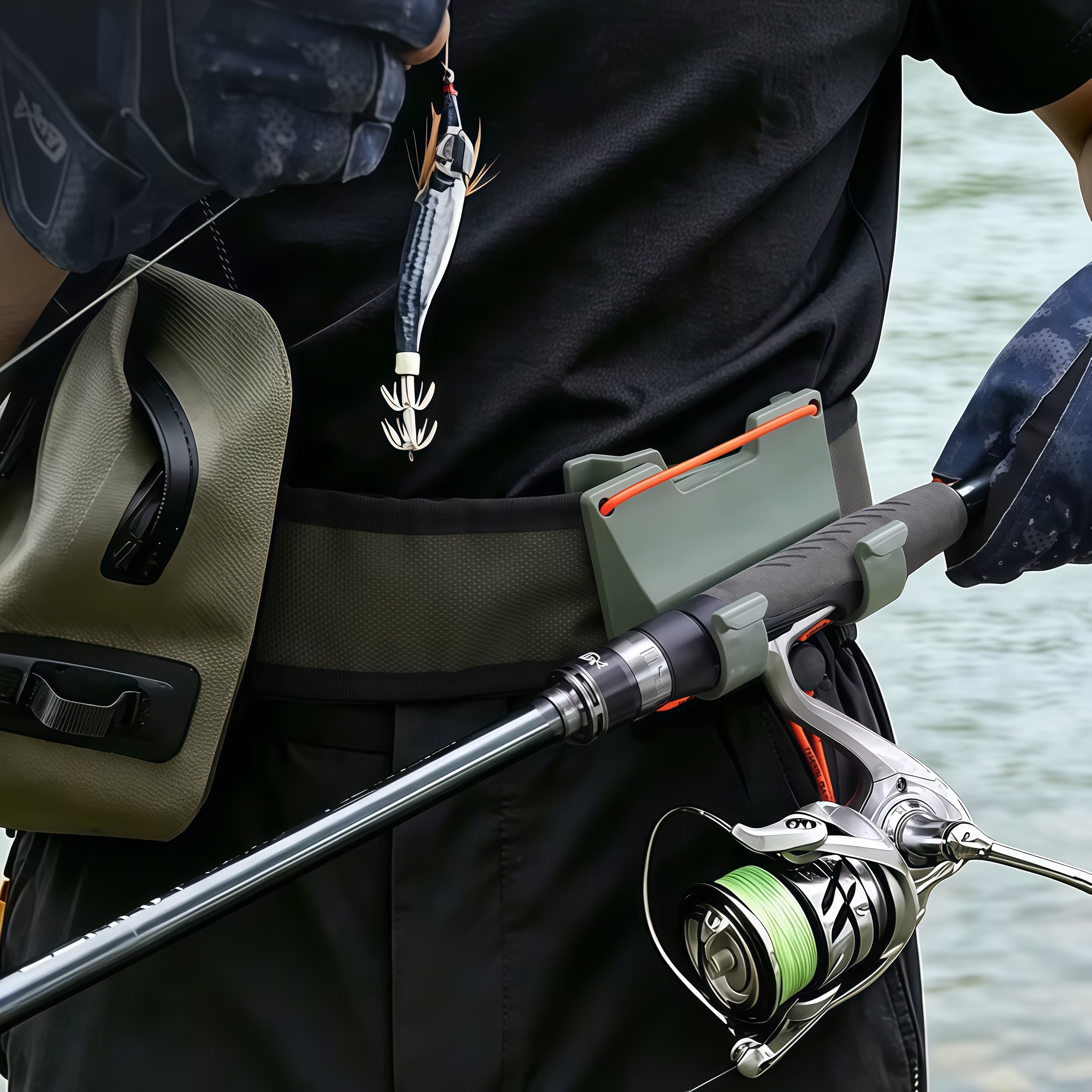 DEUKIO Outdoor Belt Clip Rod H - Fishing Rod Fly のレビューと価格