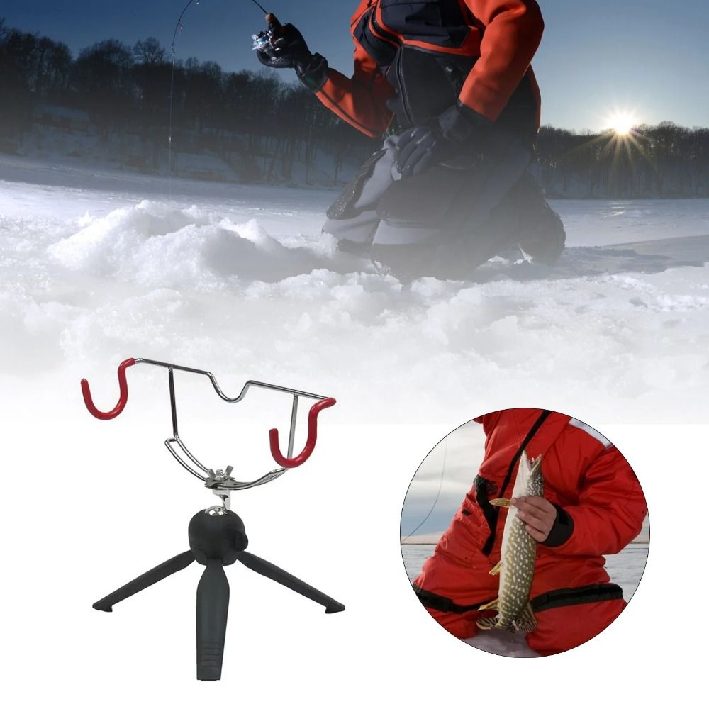360° Adjustable Ice Fishing Ro - Fishing Rod Rack のレビューと価格