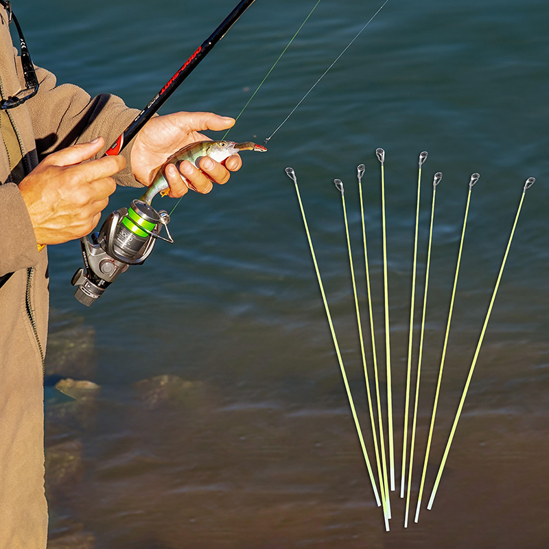5Pcs 42CM Boat/Raft Rod Tip Sp - Fishing Rod Repair Kit のレビューと価格