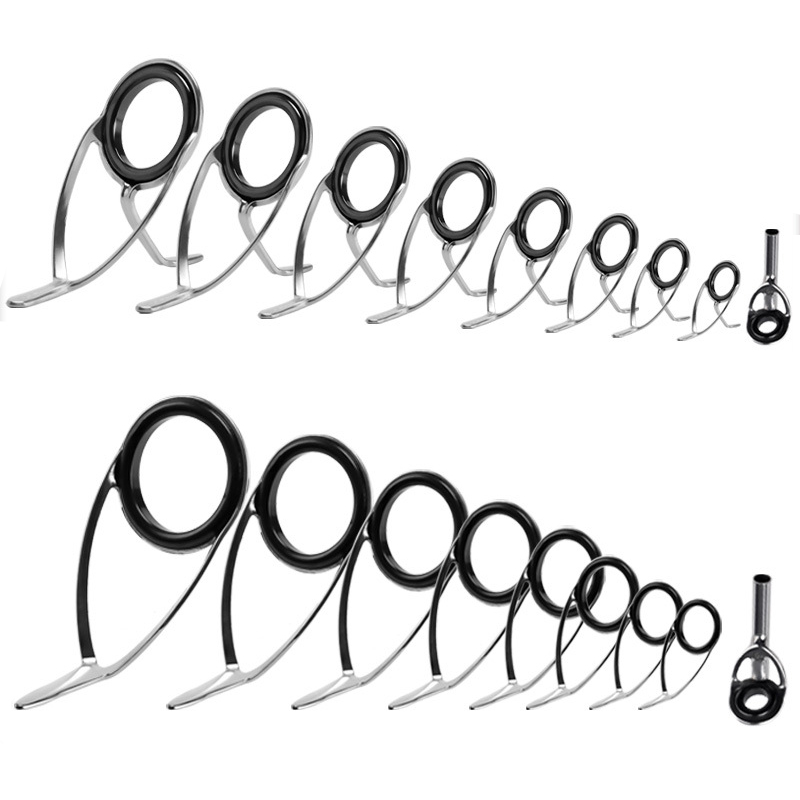 9Pcs Fishing Rod Guides Ring R - Fishing Rod Building Kit のレビューと価格