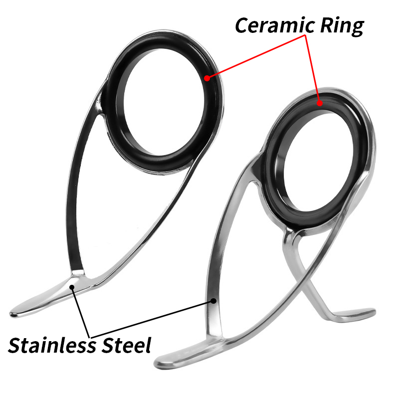 9Pcs Fishing Rod Guides Ring R - Fishing Rod Building Kit のレビューと価格