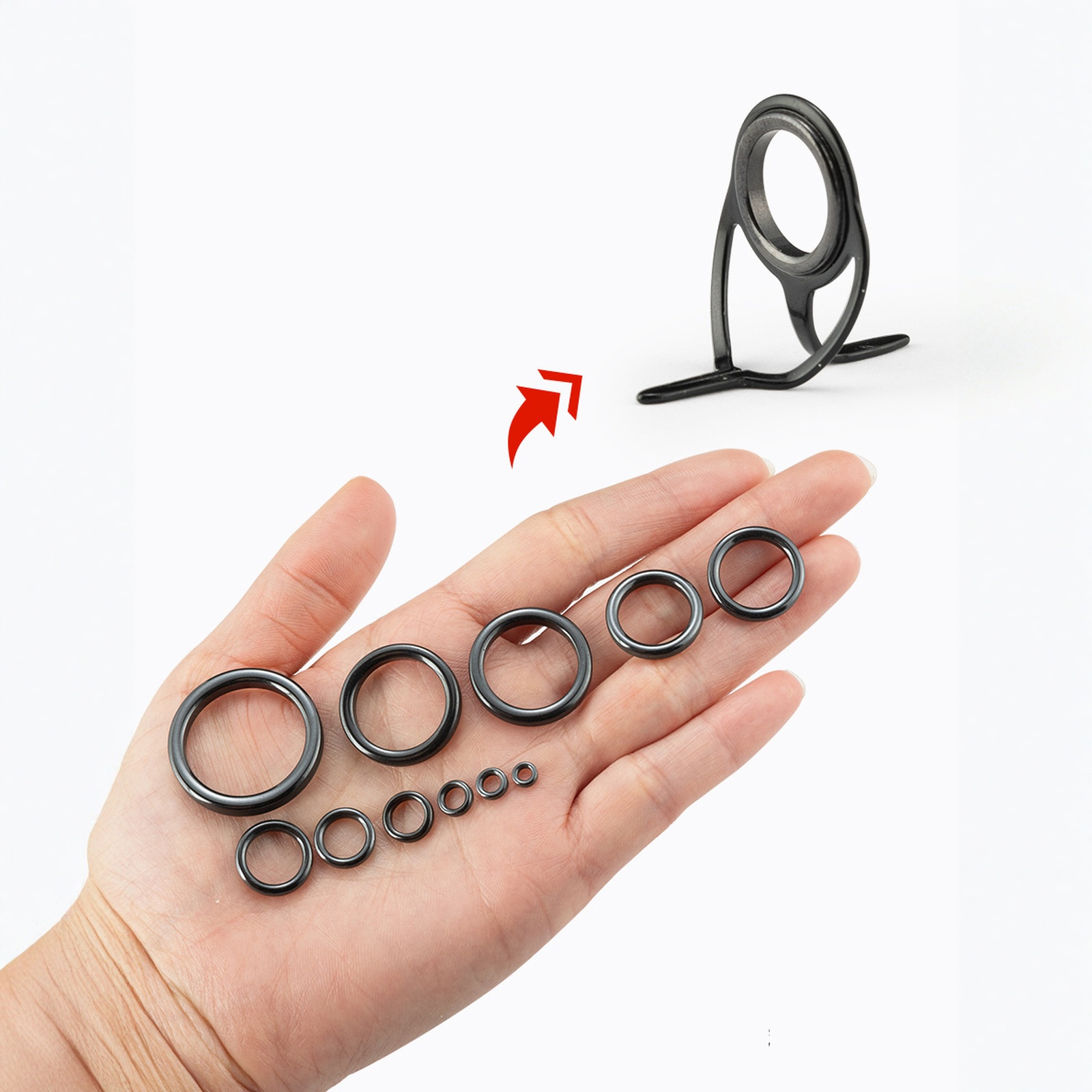 26PCS Fishing Rod Guide Ring K - Fishing Rod Guide Replacement のレビューと価格