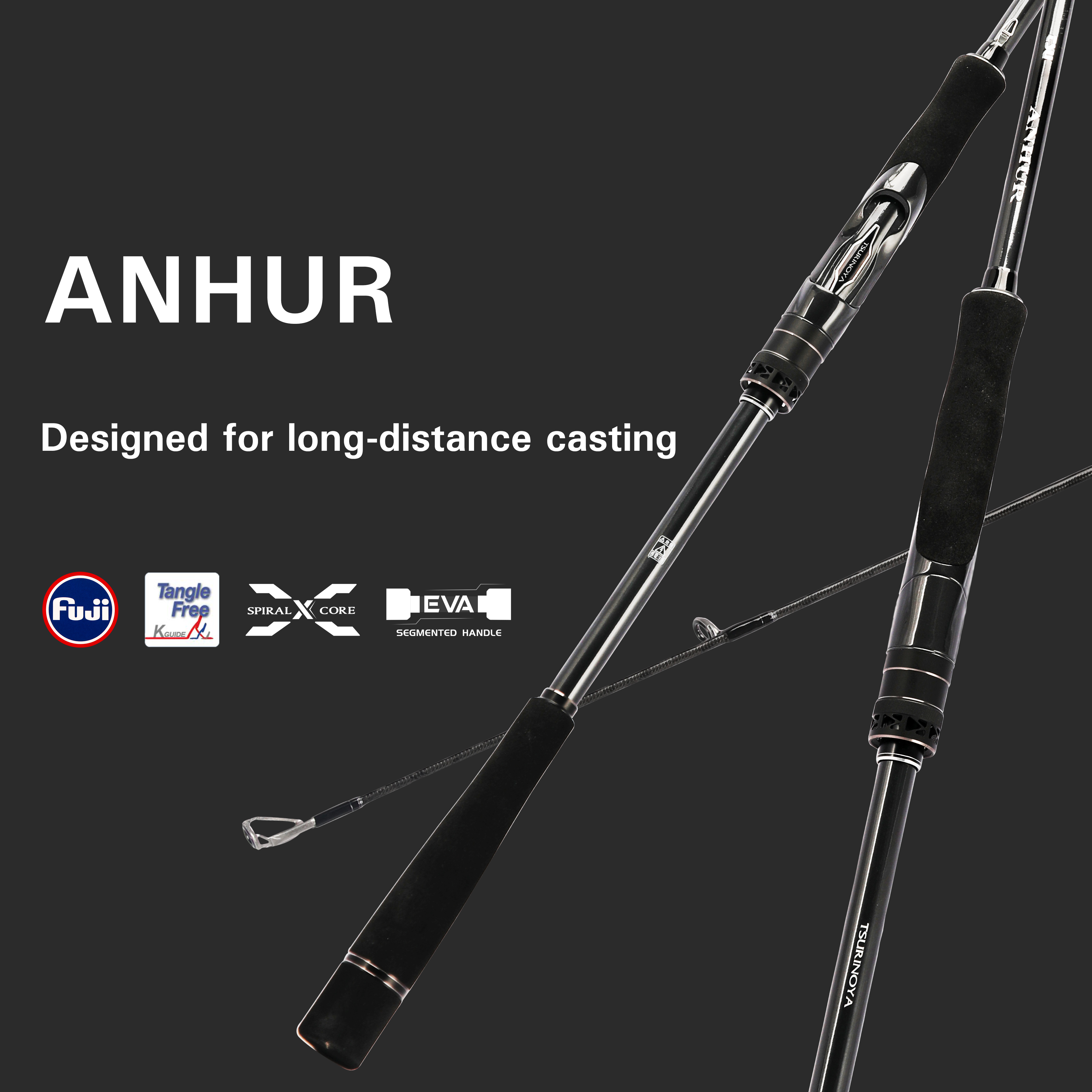 TSURINOYA ANHUR 2.4m 2.59m 2.7 - Fishing Rod Surf のレビューと価格