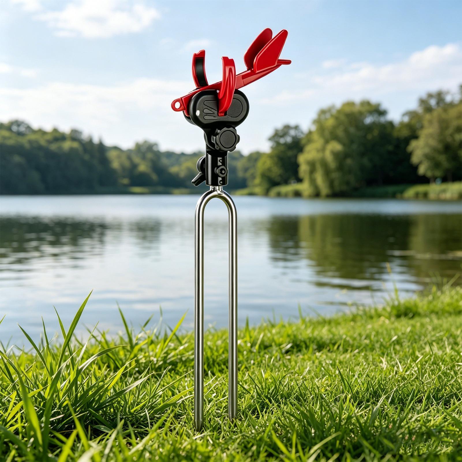 360 Degree Rotatable Ground Fi - Fishing Rod Rack のレビューと価格